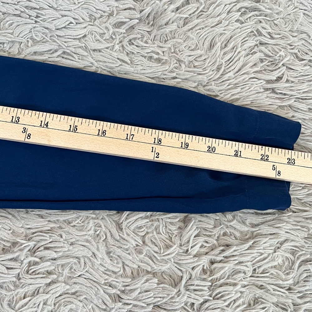 Lafayette‎ 148 New York Blue Silk Button Up Blouse Size M - Picture 10 of 12